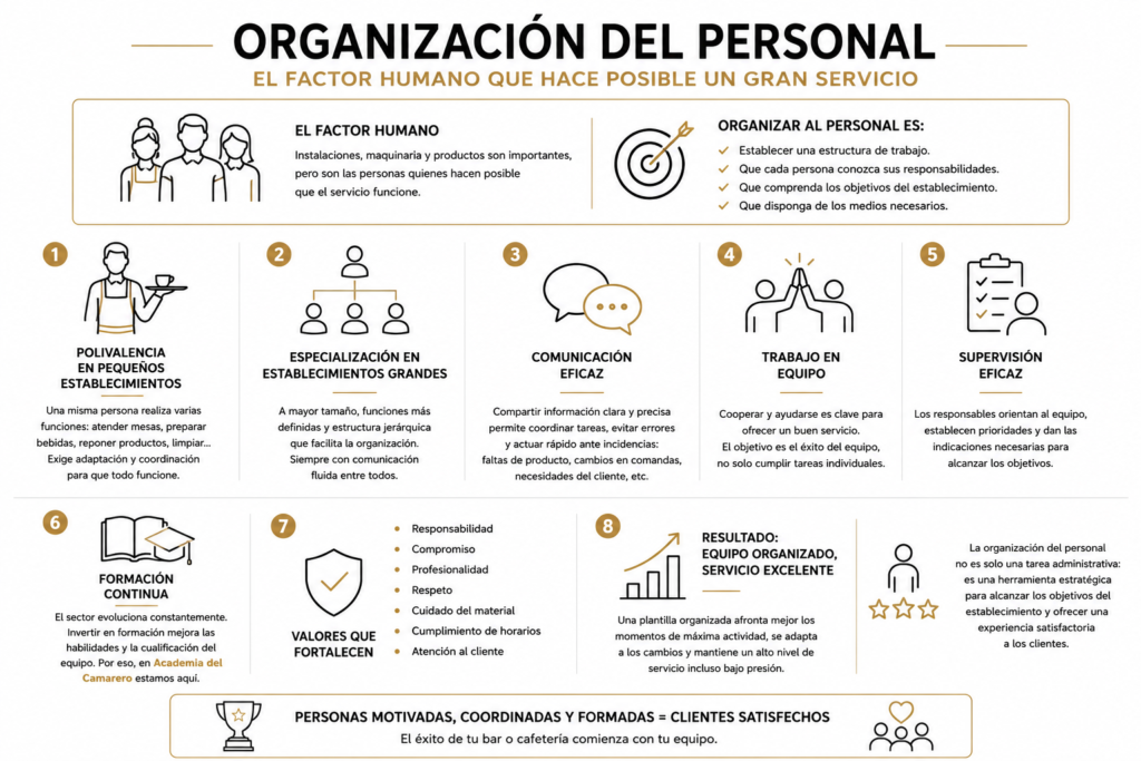 organizacion del personal