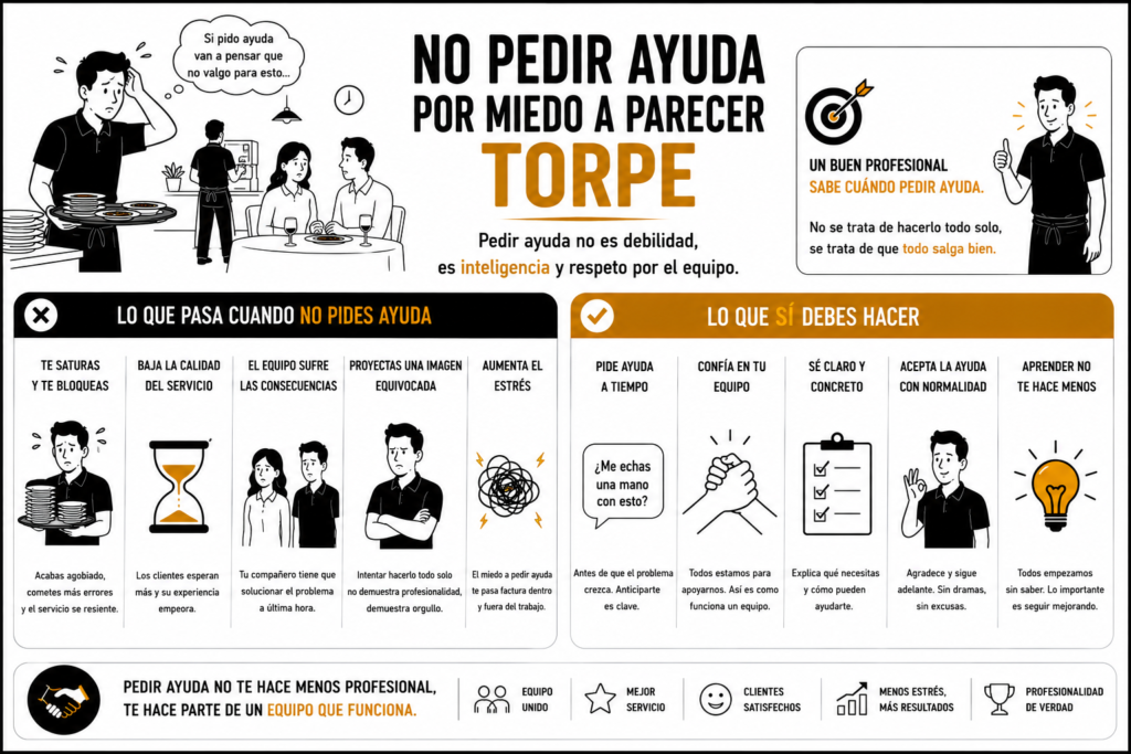 pedir ayuda fortalece al equipo
