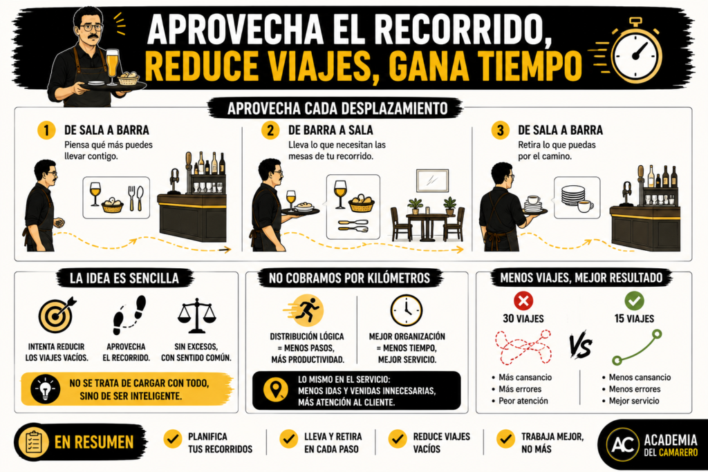 desplazamientos en el servicio